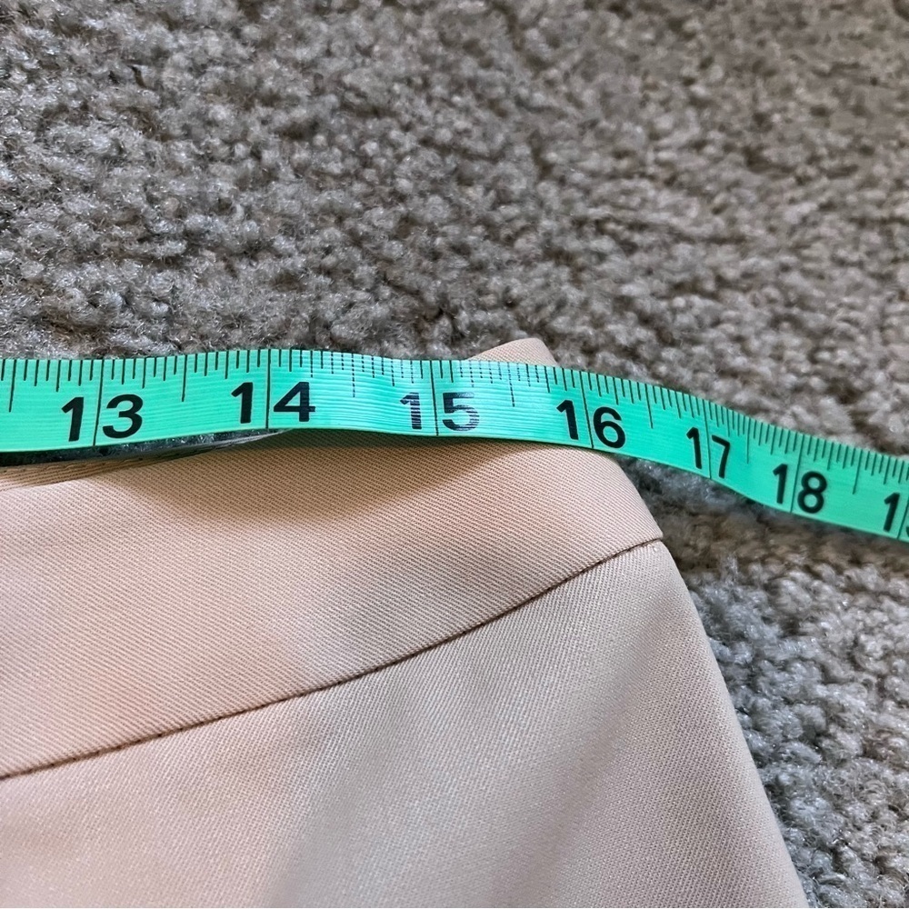 Lafayette 148 tan cream virgin wool blend trouser size 10 - Picture 10 of 11